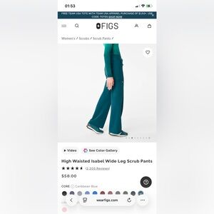 Figs Scrub Pants
